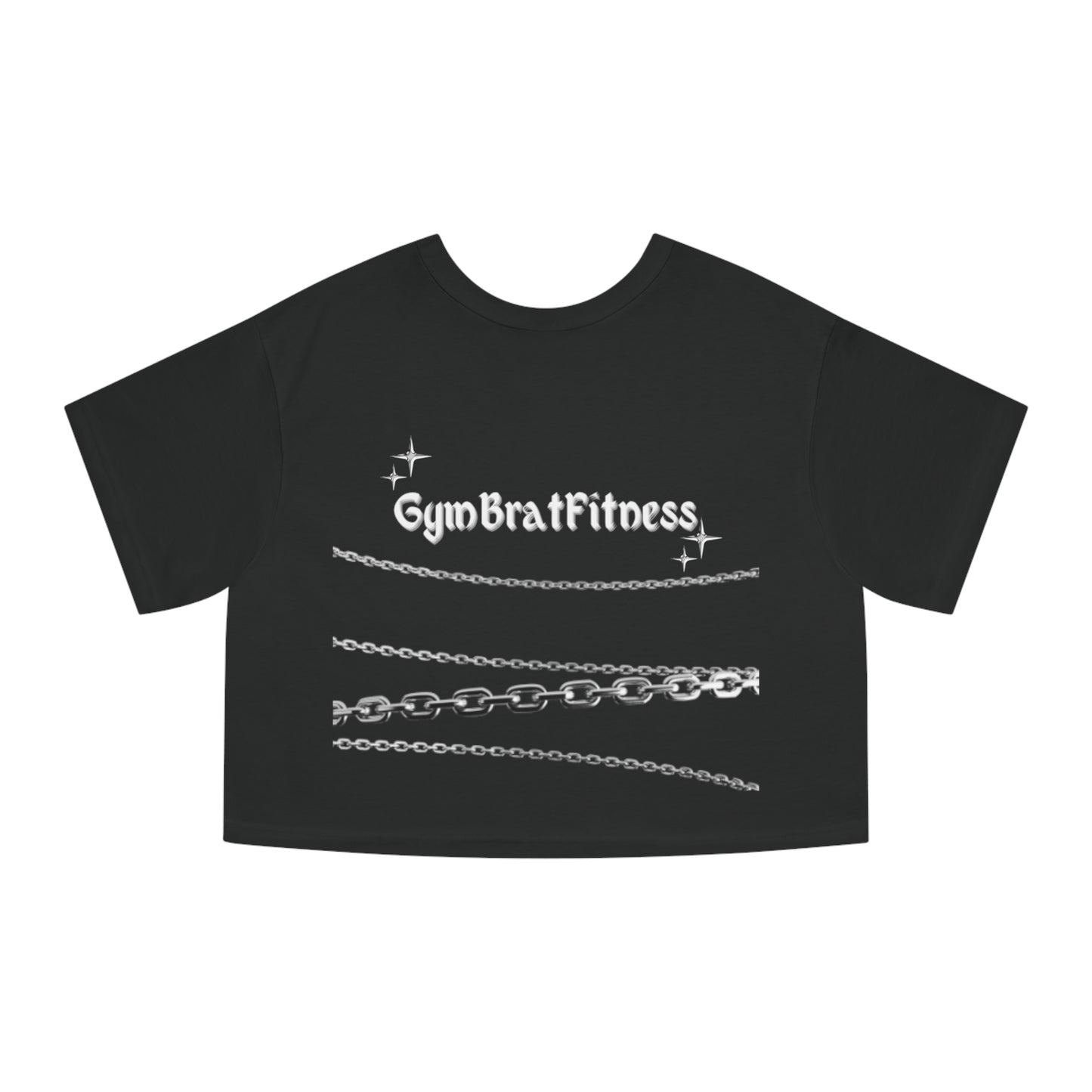 GYMBRAT| Crop Tee | Chains |New Me Collection