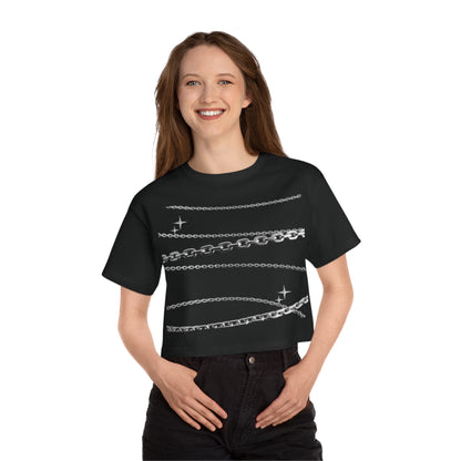 GYMBRAT| Crop Tee | Chains |New Me Collection