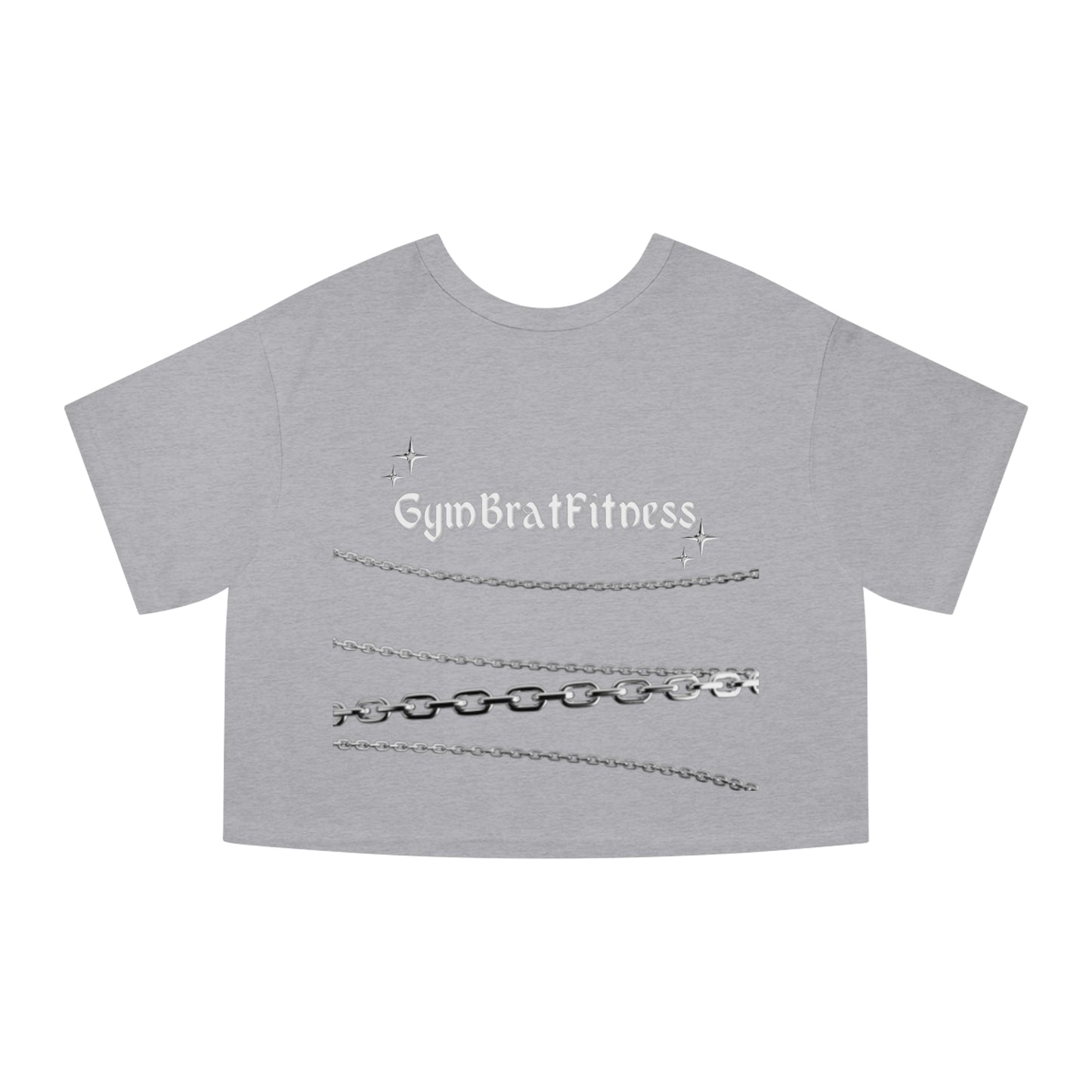GYMBRAT| Crop Tee | Chains |New Me Collection