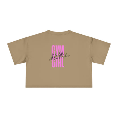 GYMBRAT| Crop Tee | Gym Girl Attitude