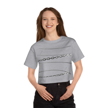 GYMBRAT| Crop Tee | Chains |New Me Collection